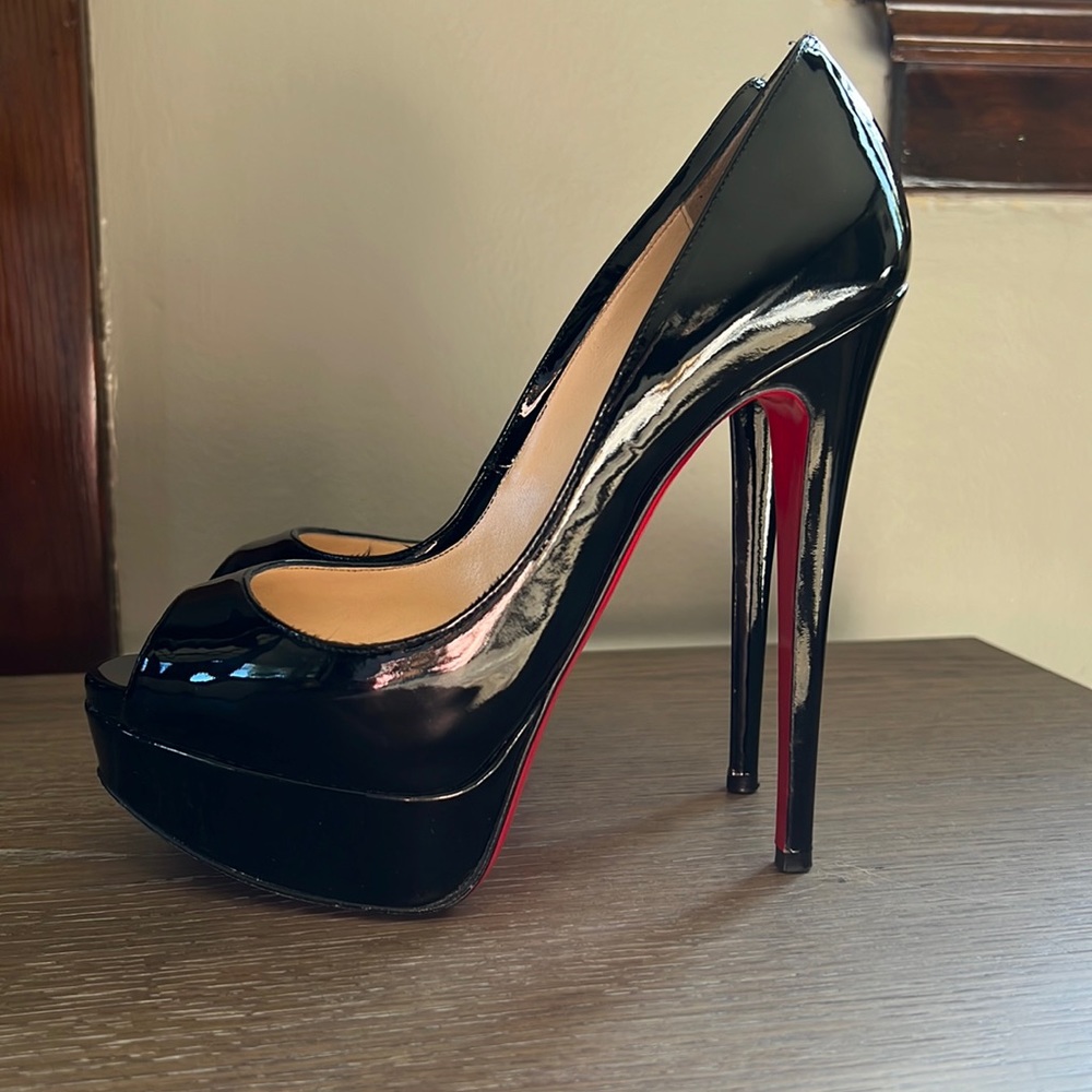Christian Louboutin Lady Peep Patent Calf 36.5 - Picture 3 of 16